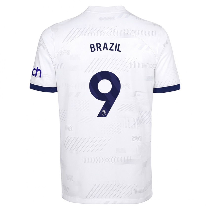 Damen Ellie Brazil #9 Weiß Heimtrikot Trikot 2023/24 T-Shirt