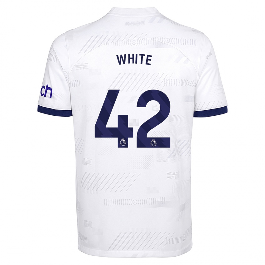 Damen Harvey White #42 Weiß Heimtrikot Trikot 2023/24 T-Shirt