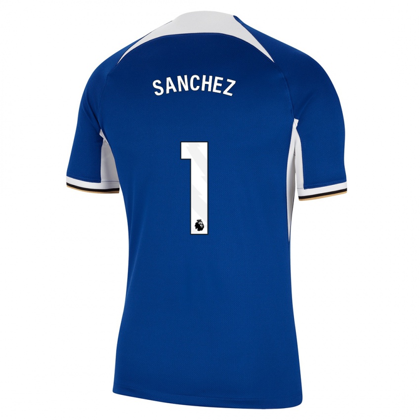Damen Robert Sanchez #1 Blau Heimtrikot Trikot 2023/24 T-Shirt