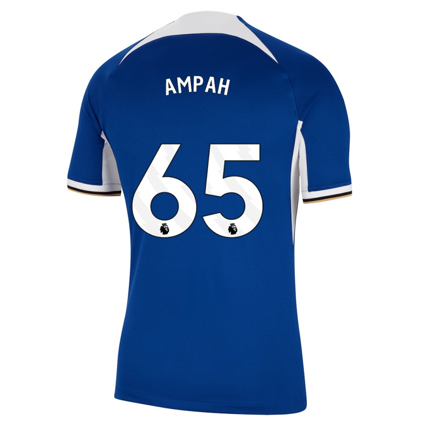 Damen Ato Ampah #65 Blau Heimtrikot Trikot 2023/24 T-Shirt