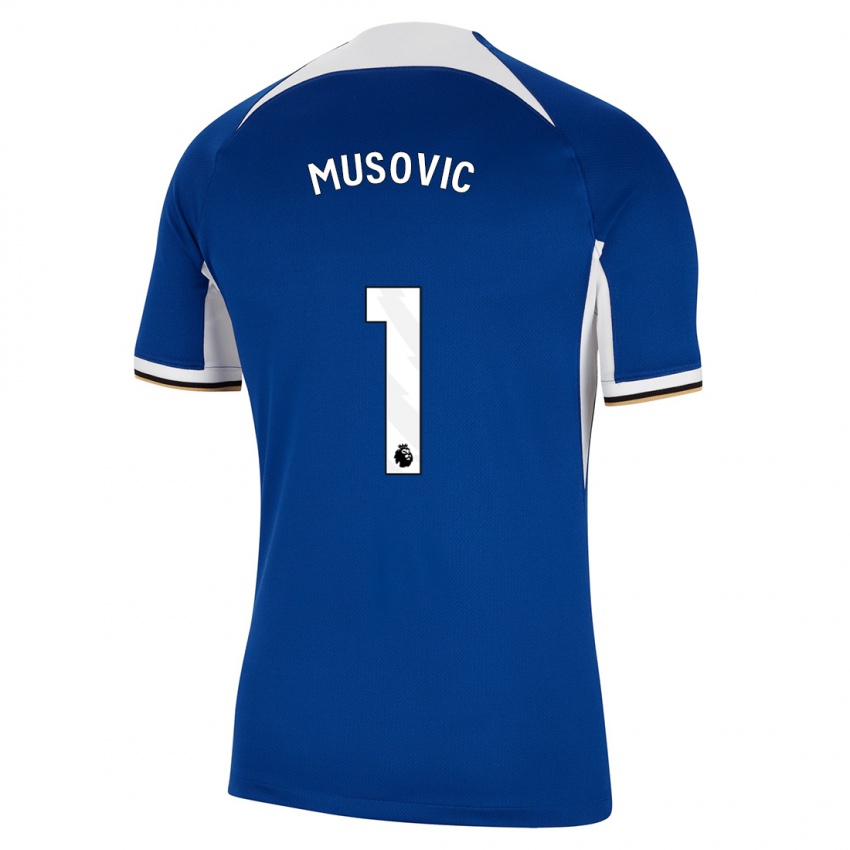 Damen Zecira Musovic #1 Blau Heimtrikot Trikot 2023/24 T-Shirt