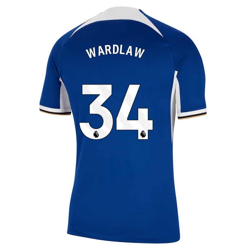 Damen Charlotte Wardlaw #34 Blau Heimtrikot Trikot 2023/24 T-Shirt
