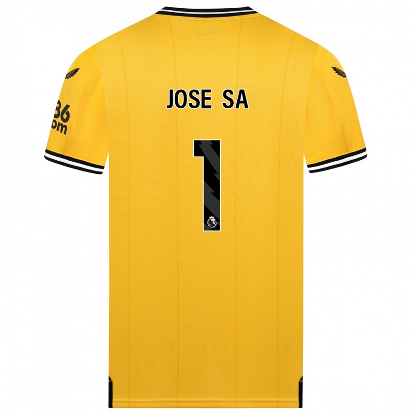 Damen Jose Sa #1 Gelb Heimtrikot Trikot 2023/24 T-Shirt