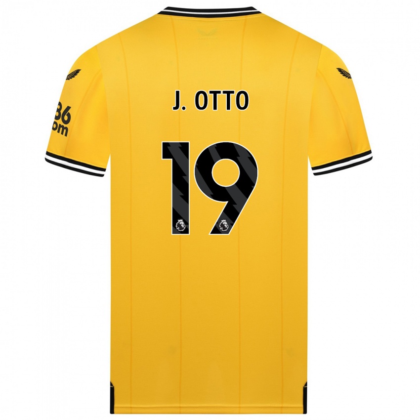 Damen Jonny Otto #19 Gelb Heimtrikot Trikot 2023/24 T-Shirt