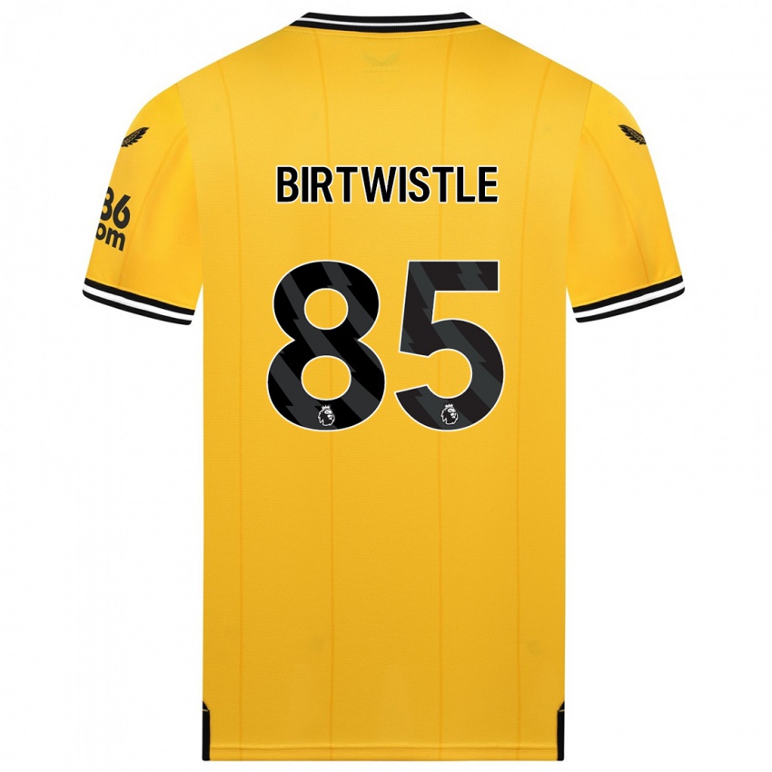 Damen Harry Birtwistle #85 Gelb Heimtrikot Trikot 2023/24 T-Shirt