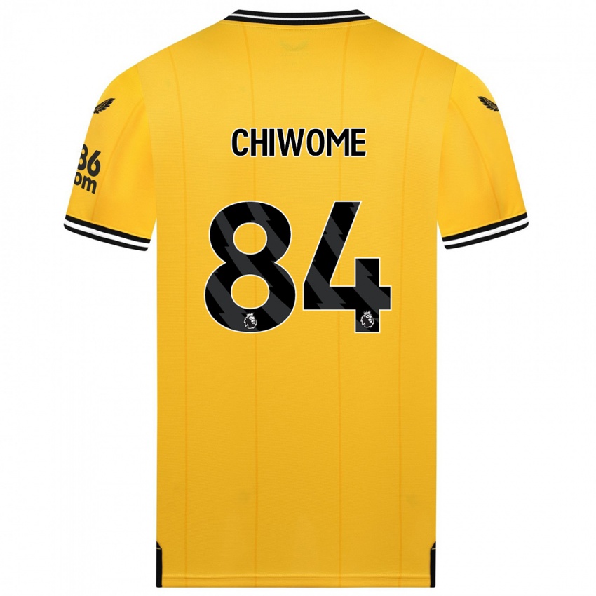 Damen Leon Chiwome #84 Gelb Heimtrikot Trikot 2023/24 T-Shirt