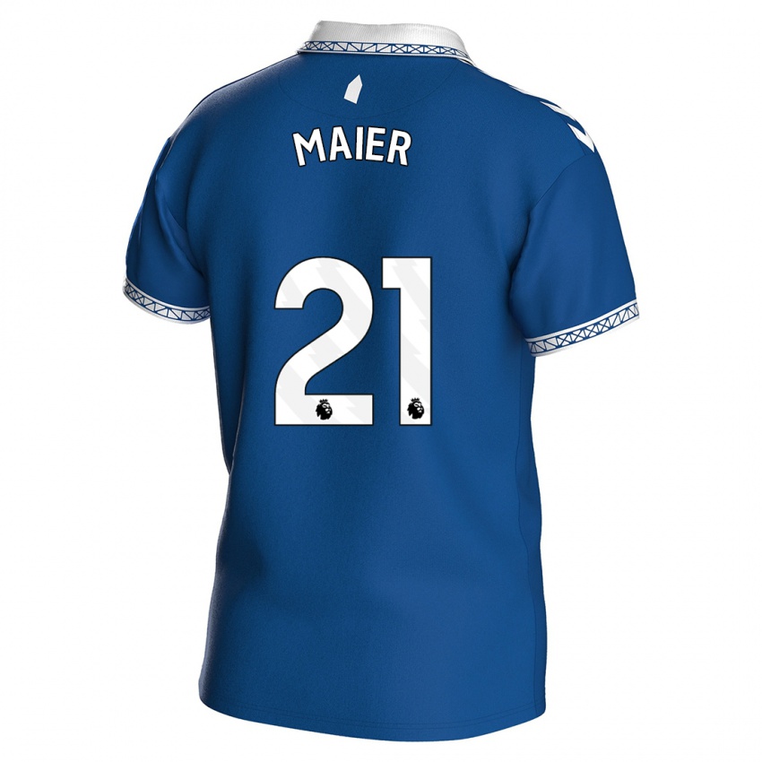 Damen Leonie Maier #21 Königsblau Heimtrikot Trikot 2023/24 T-Shirt