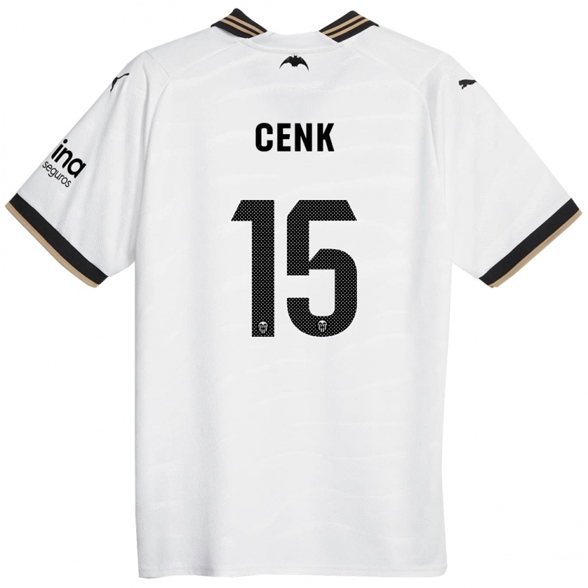 Damen Cenk Ozkacar #15 Weiß Heimtrikot Trikot 2023/24 T-Shirt