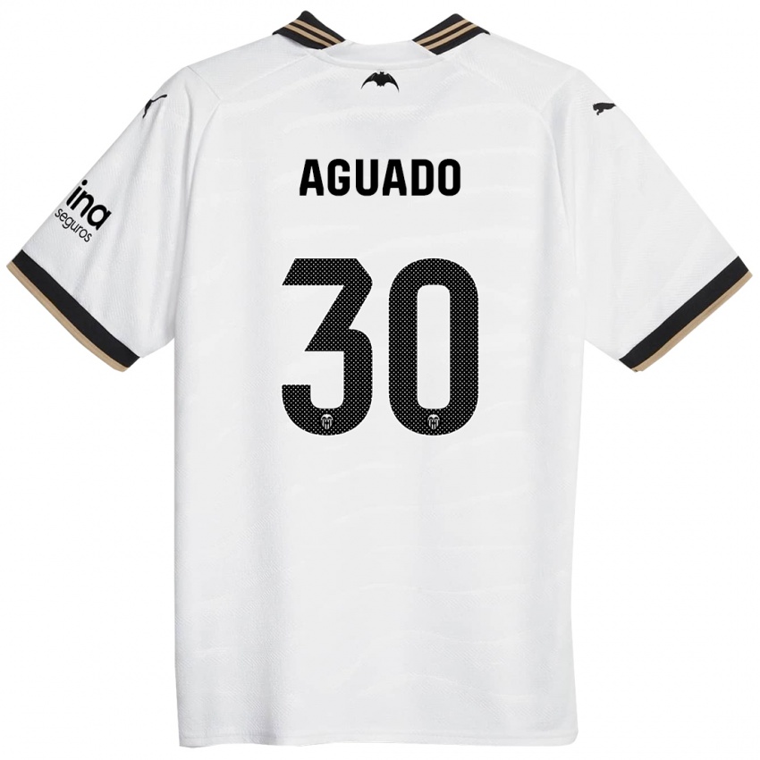 Damen Julia Aguado #30 Weiß Heimtrikot Trikot 2023/24 T-Shirt