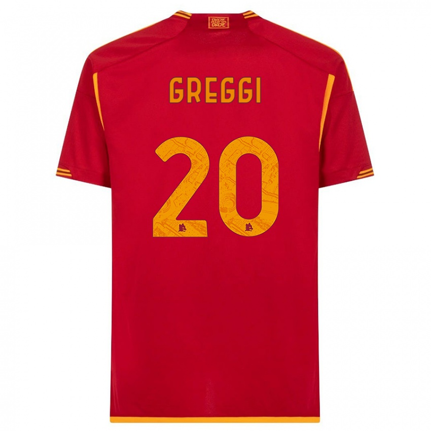 Damen Giada Greggi #20 Rot Heimtrikot Trikot 2023/24 T-Shirt