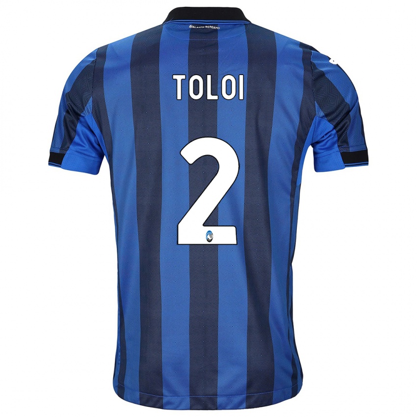 Damen Rafael Toloi #2 Schwarz Blau Heimtrikot Trikot 2023/24 T-Shirt