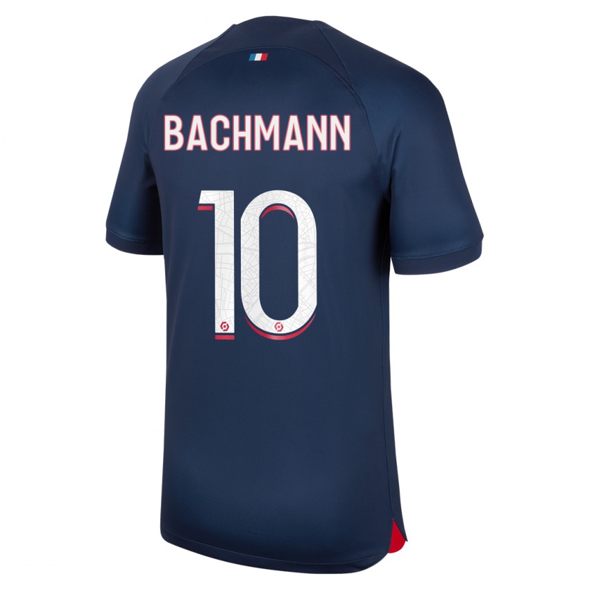 Damen Ramona Bachmann #10 Blau Rot Heimtrikot Trikot 2023/24 T-Shirt