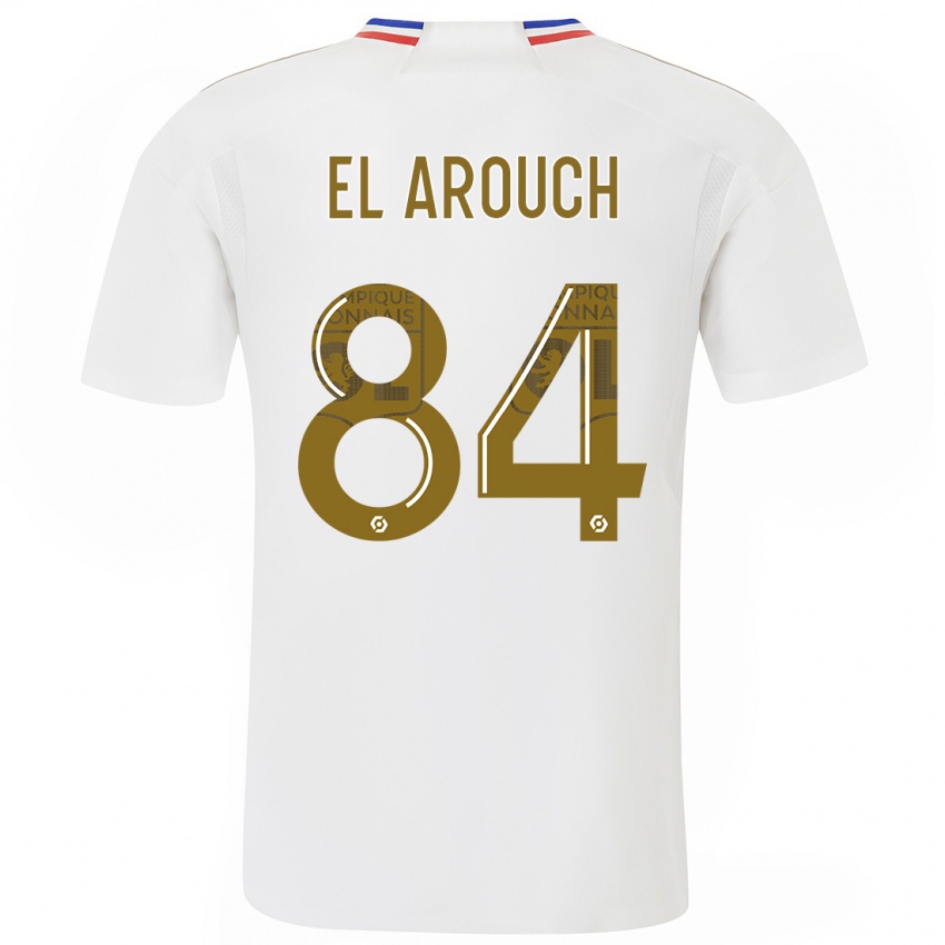 Damen Mohamed El Arouch #84 Weiß Heimtrikot Trikot 2023/24 T-Shirt
