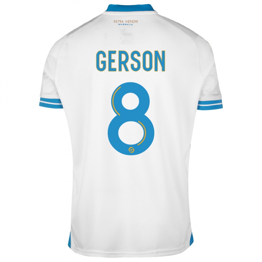 Damen Gerson #8 Weiß Heimtrikot Trikot 2023/24 T-Shirt