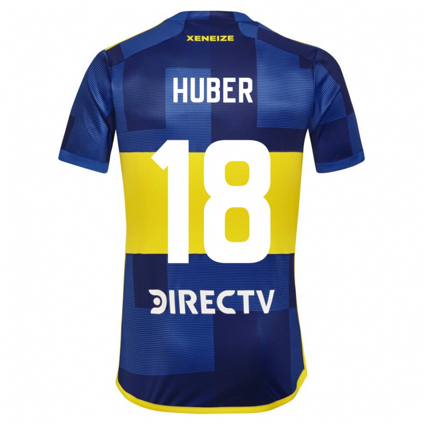 Damen Clarisa Huber #18 Dunkelblau Gelb Heimtrikot Trikot 2023/24 T-Shirt