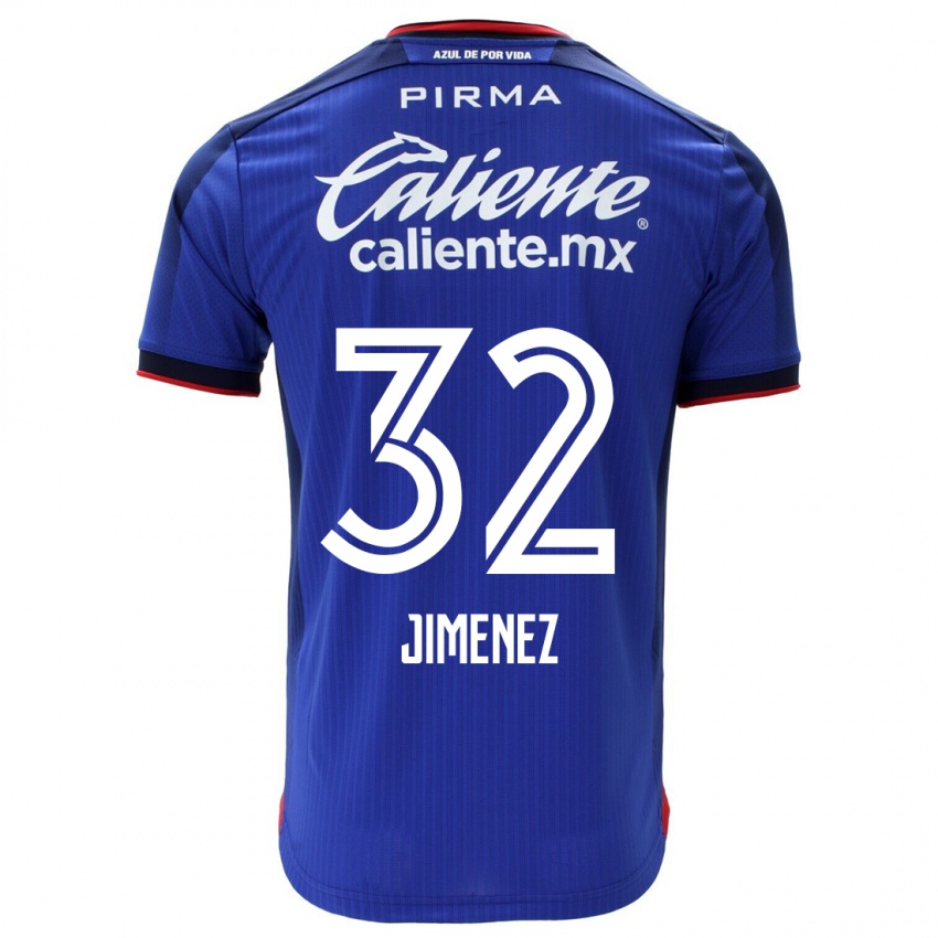 Damen Cristian Jimenez #32 Blau Heimtrikot Trikot 2023/24 T-Shirt