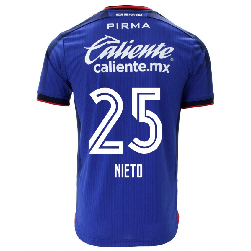 Damen Natsidieli Nieto #25 Blau Heimtrikot Trikot 2023/24 T-Shirt