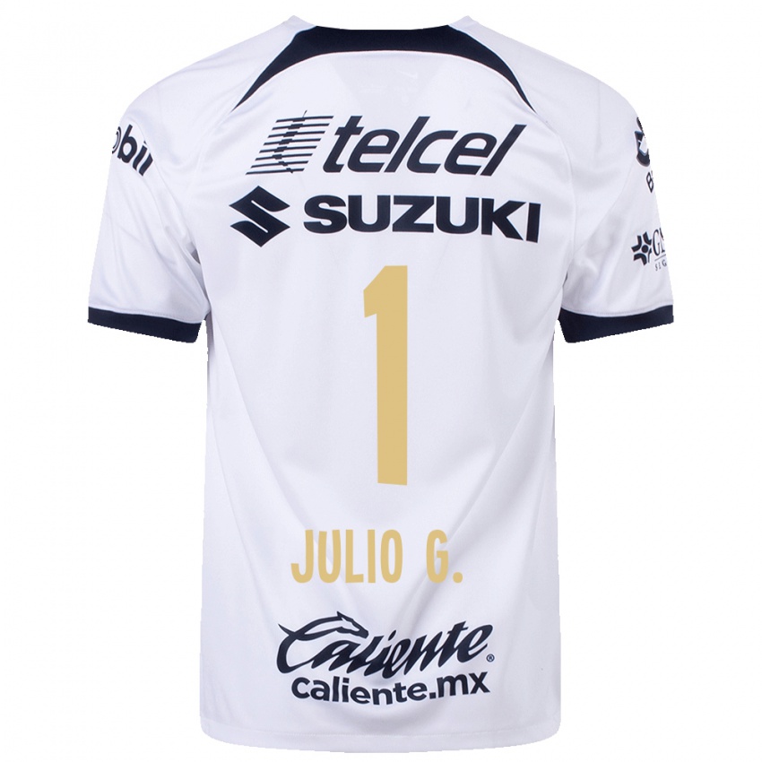 Damen Julio Gonzalez #1 Weiß Heimtrikot Trikot 2023/24 T-Shirt