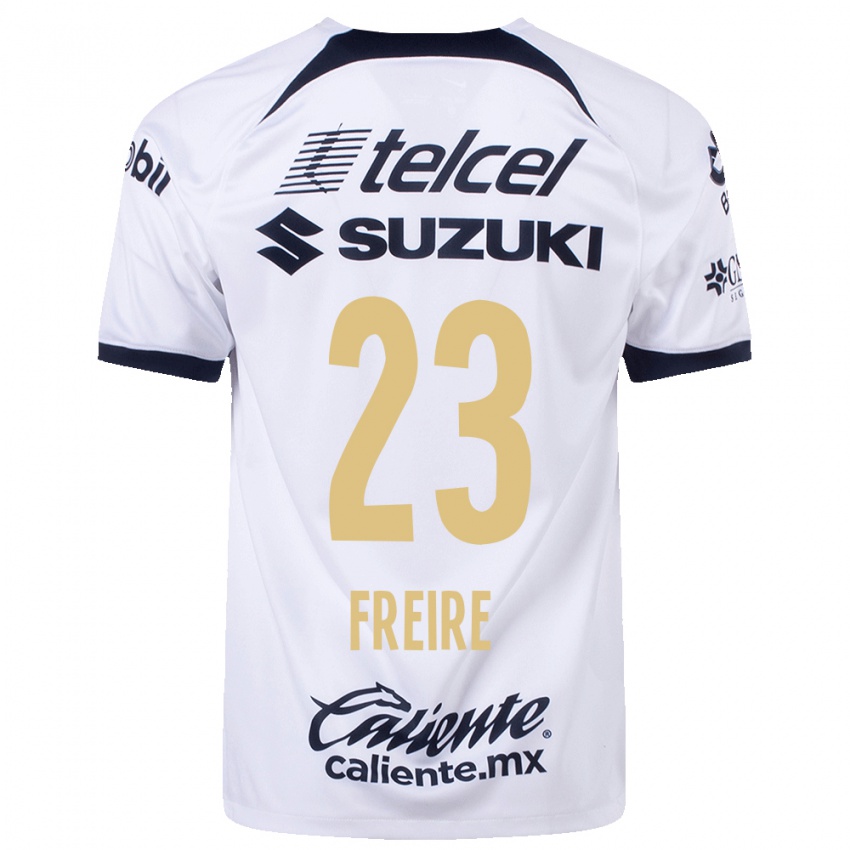 Damen Nicolas Freire #23 Weiß Heimtrikot Trikot 2023/24 T-Shirt