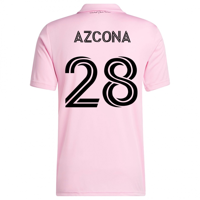 Damen Edison Azcona #28 Rosa Heimtrikot Trikot 2023/24 T-Shirt