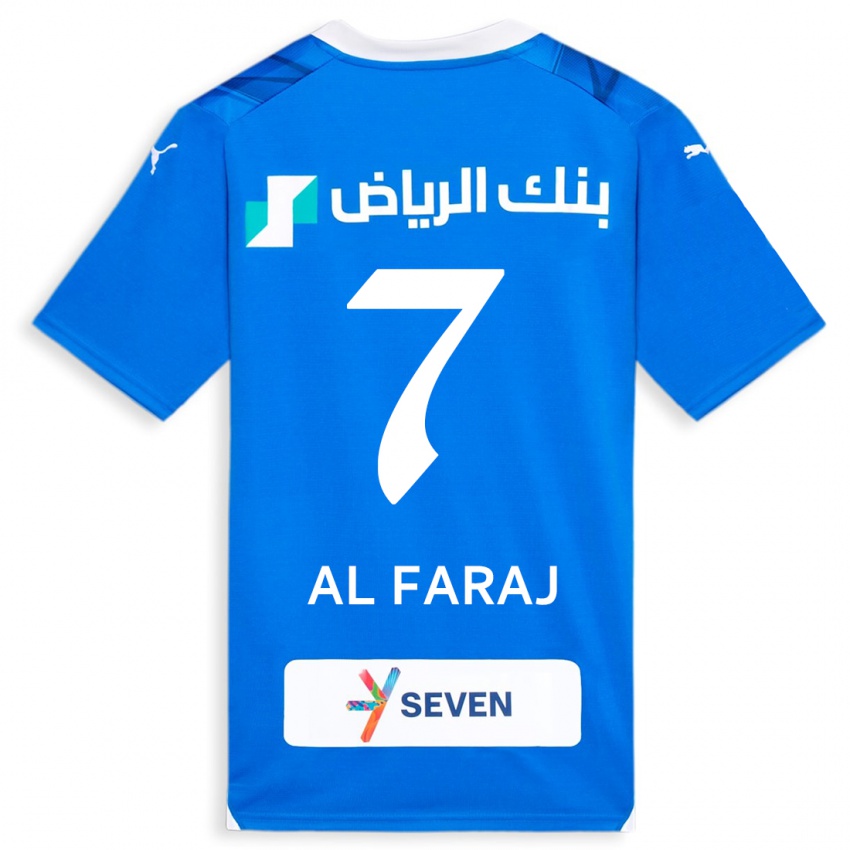 Damen Salman Al-Faraj #7 Blau Heimtrikot Trikot 2023/24 T-Shirt