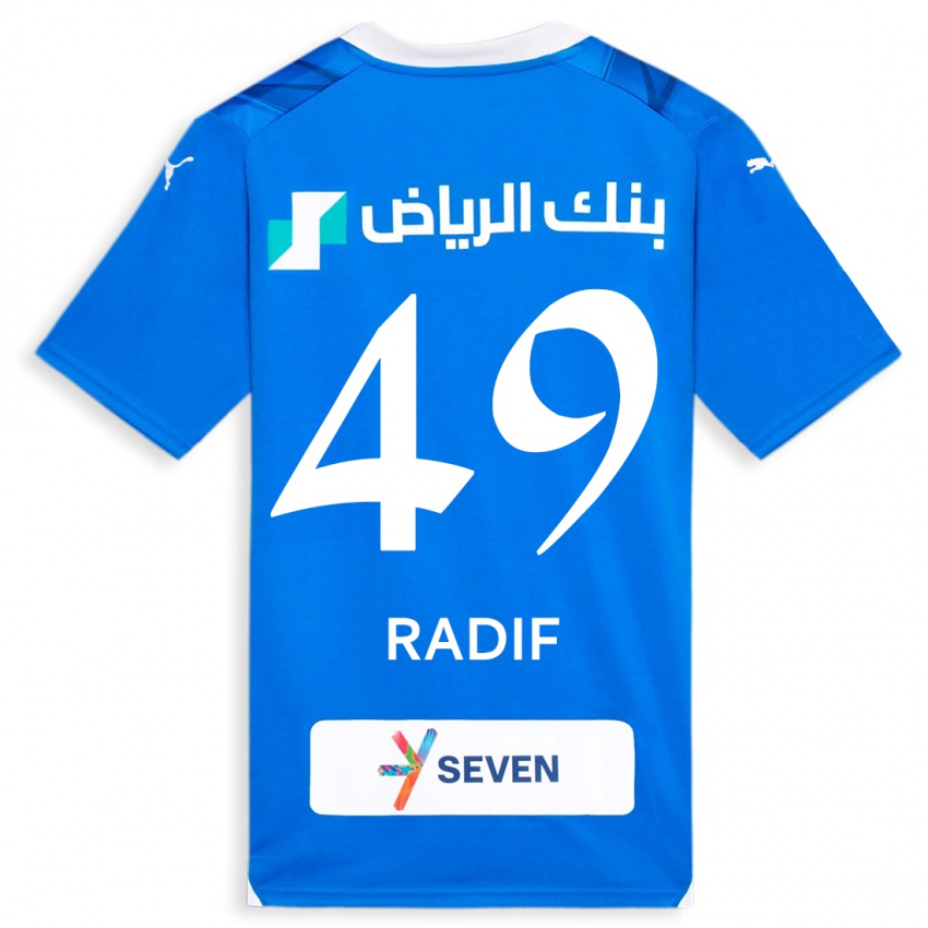 Damen Abdullah Radif #49 Blau Heimtrikot Trikot 2023/24 T-Shirt