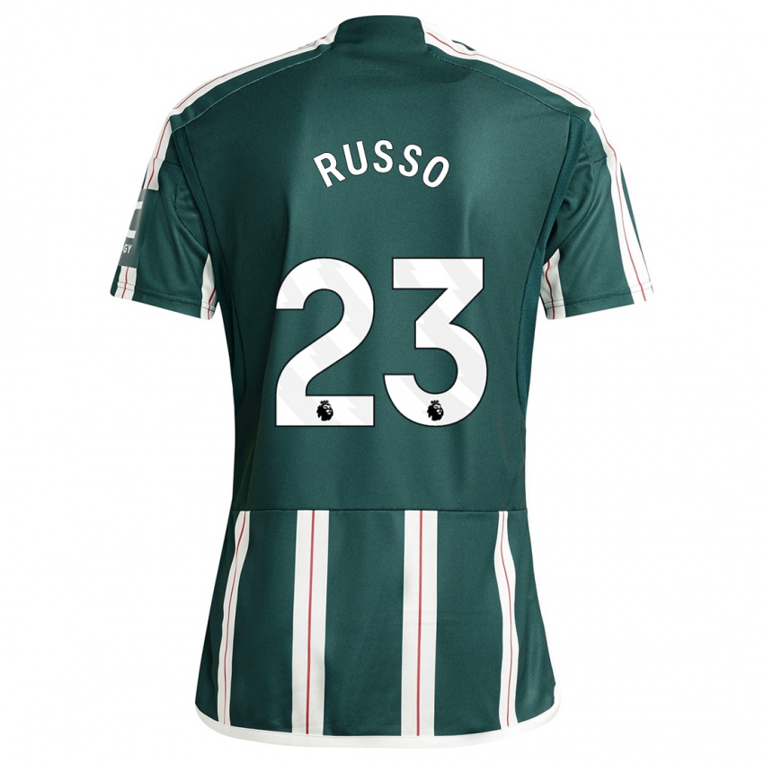Damen Alessia Russo #23 Dunkelgrün Auswärtstrikot Trikot 2023/24 T-Shirt