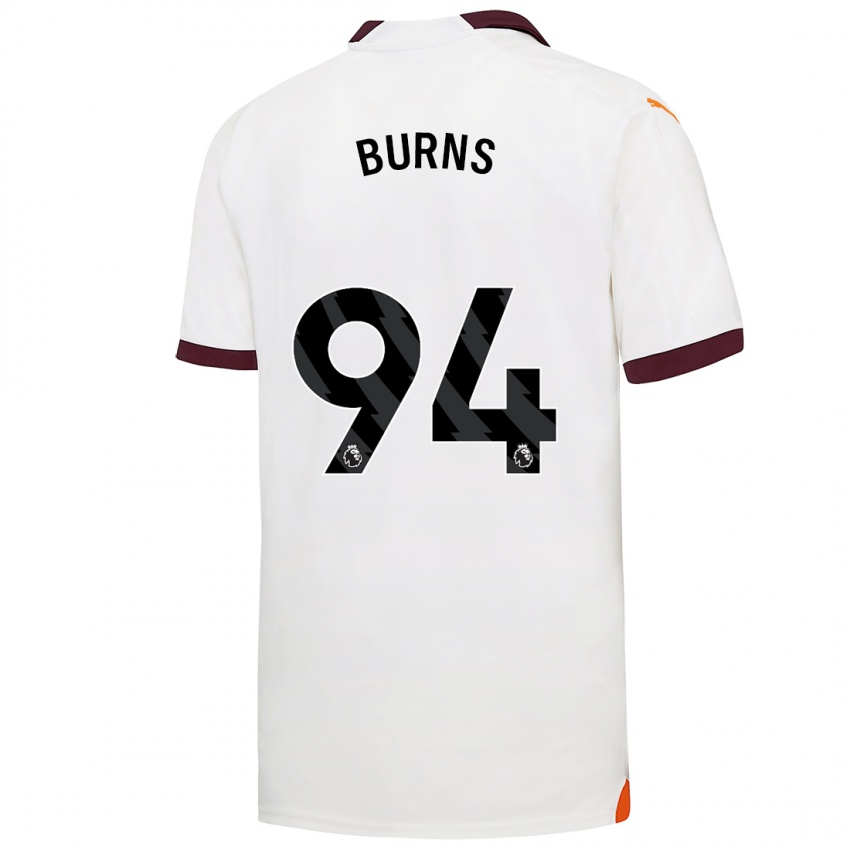 Damen Finley Burns #94 Weiß Auswärtstrikot Trikot 2023/24 T-Shirt