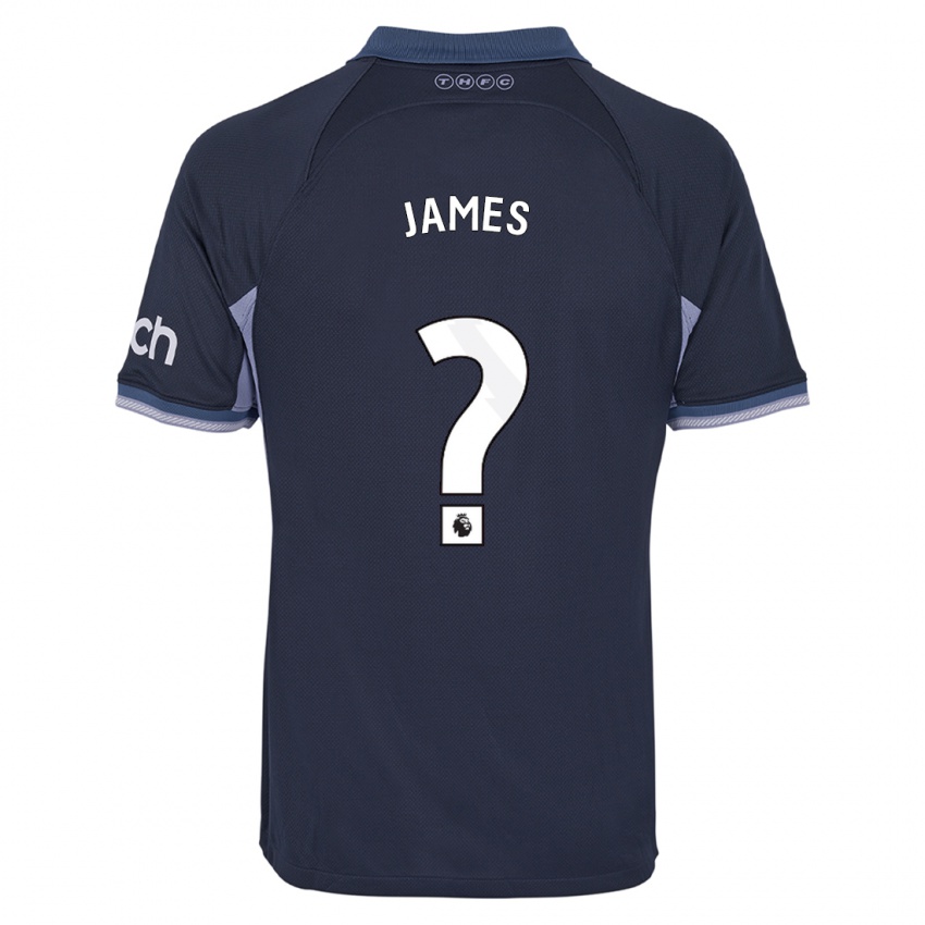 Damen Herbie James #0 Dunkelblau Auswärtstrikot Trikot 2023/24 T-Shirt