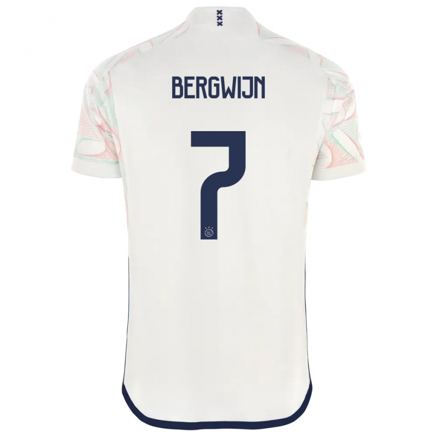 Damen Steven Bergwijn #7 Weiß Auswärtstrikot Trikot 2023/24 T-Shirt