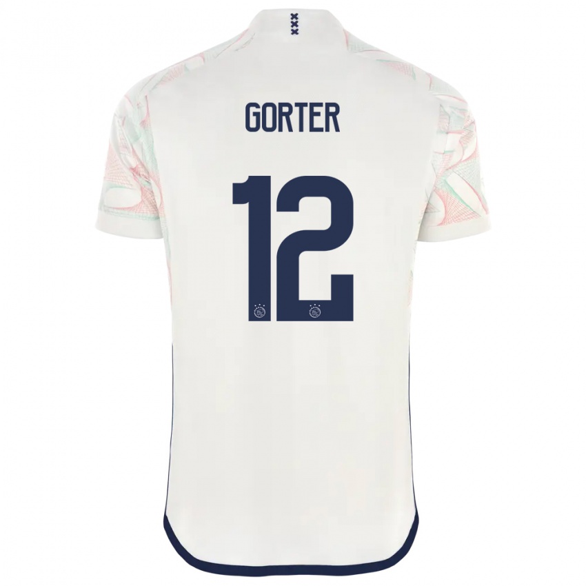 Damen Jay Gorter #12 Weiß Auswärtstrikot Trikot 2023/24 T-Shirt
