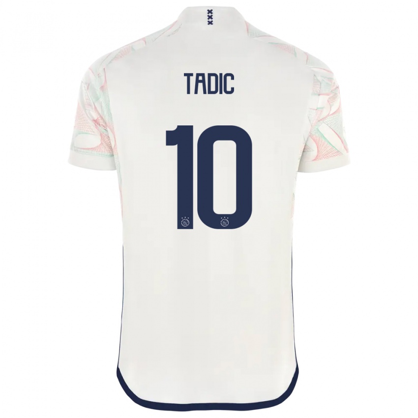 Damen Dusan Tadic #10 Weiß Auswärtstrikot Trikot 2023/24 T-Shirt