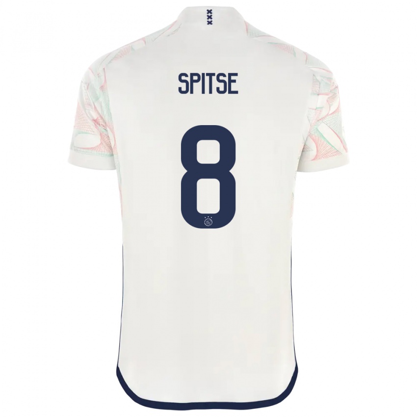 Damen Sherida Spitse #8 Weiß Auswärtstrikot Trikot 2023/24 T-Shirt