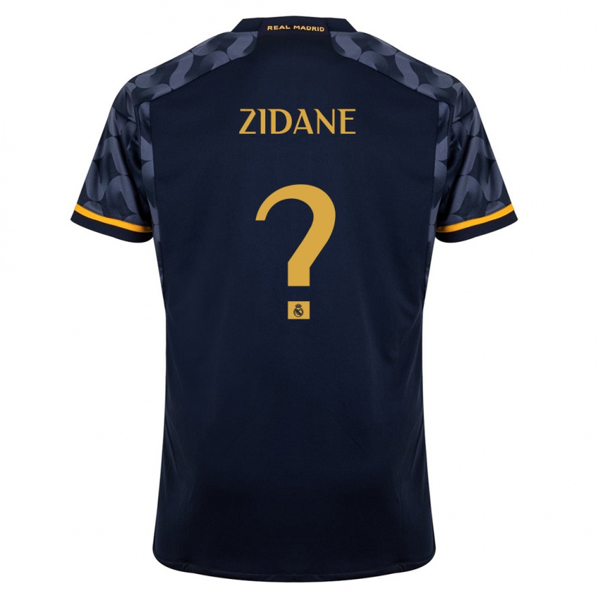 Damen Elyaz Zidane #0 Dunkelblau Auswärtstrikot Trikot 2023/24 T-Shirt