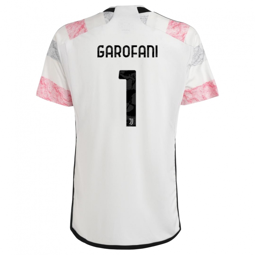 Damen Giovanni Garofani #1 Weiß Rosa Auswärtstrikot Trikot 2023/24 T-Shirt