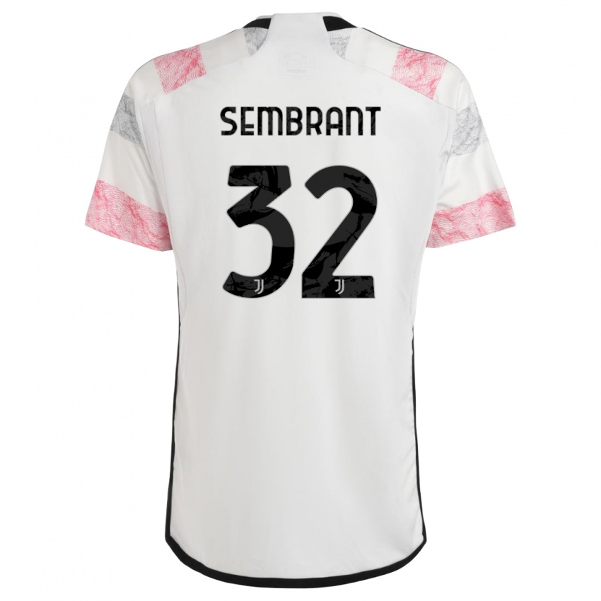 Damen Linda Sembrant #32 Weiß Rosa Auswärtstrikot Trikot 2023/24 T-Shirt