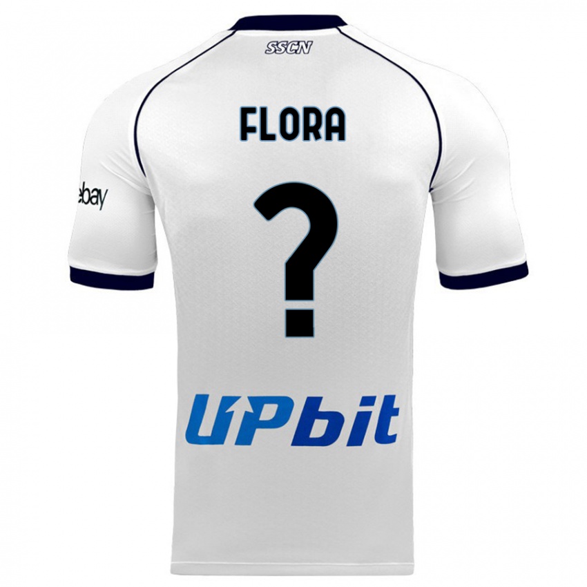 Damen Massimiliano Flora #0 Weiß Auswärtstrikot Trikot 2023/24 T-Shirt