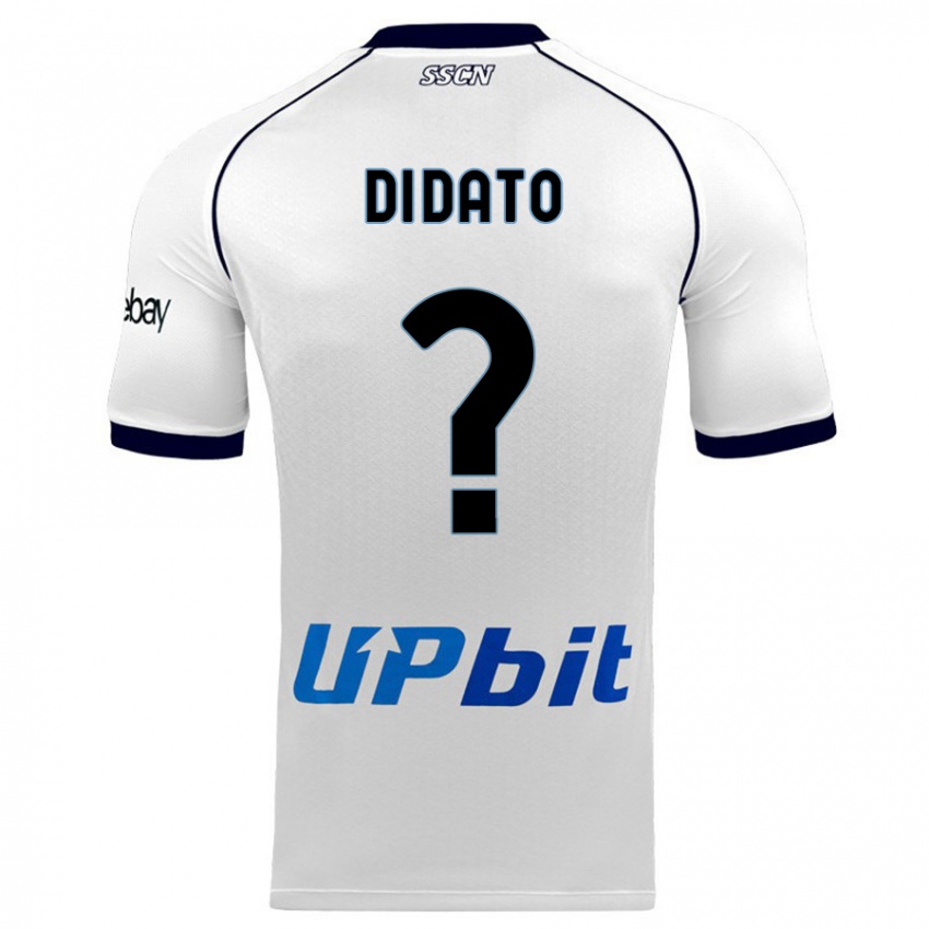 Damen Vincenzo Di Dato #0 Weiß Auswärtstrikot Trikot 2023/24 T-Shirt