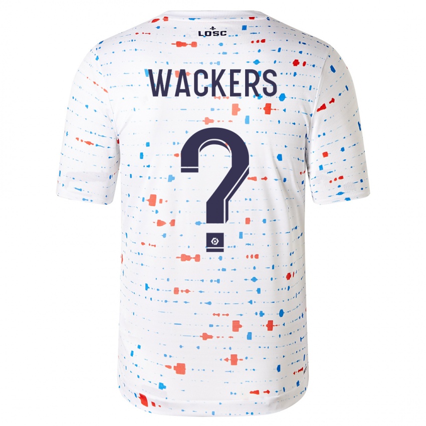 Damen Maxime Wackers #0 Weiß Auswärtstrikot Trikot 2023/24 T-Shirt