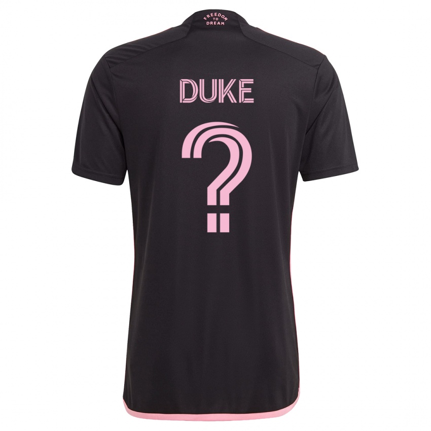 Damen Bryce Duke #0 Schwarz Auswärtstrikot Trikot 2023/24 T-Shirt