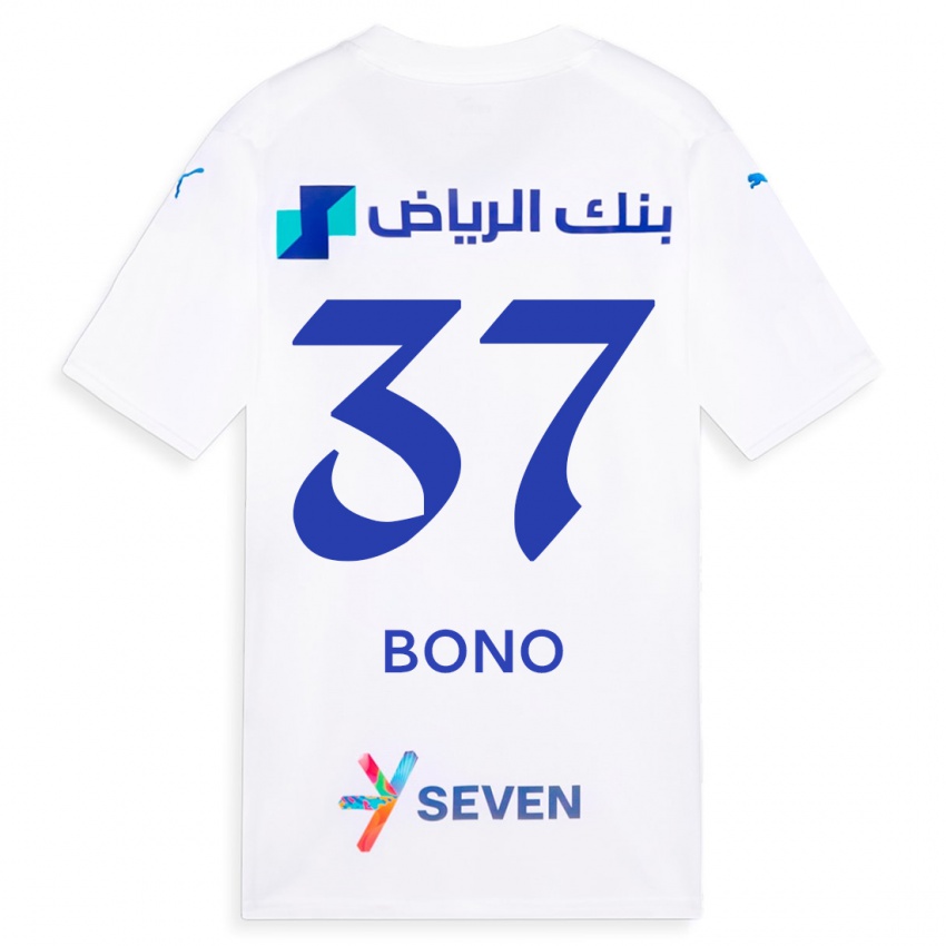 Damen Bono #37 Weiß Auswärtstrikot Trikot 2023/24 T-Shirt