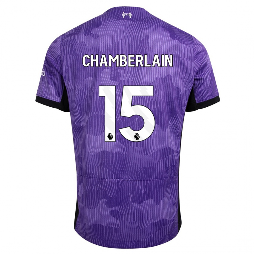 Damen Alex Oxlade Chamberlain #15 Lila Ausweichtrikot Trikot 2023/24 T-Shirt