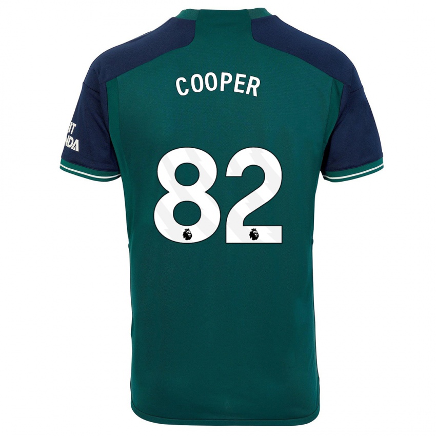 Damen Noah Cooper #82 Grün Ausweichtrikot Trikot 2023/24 T-Shirt