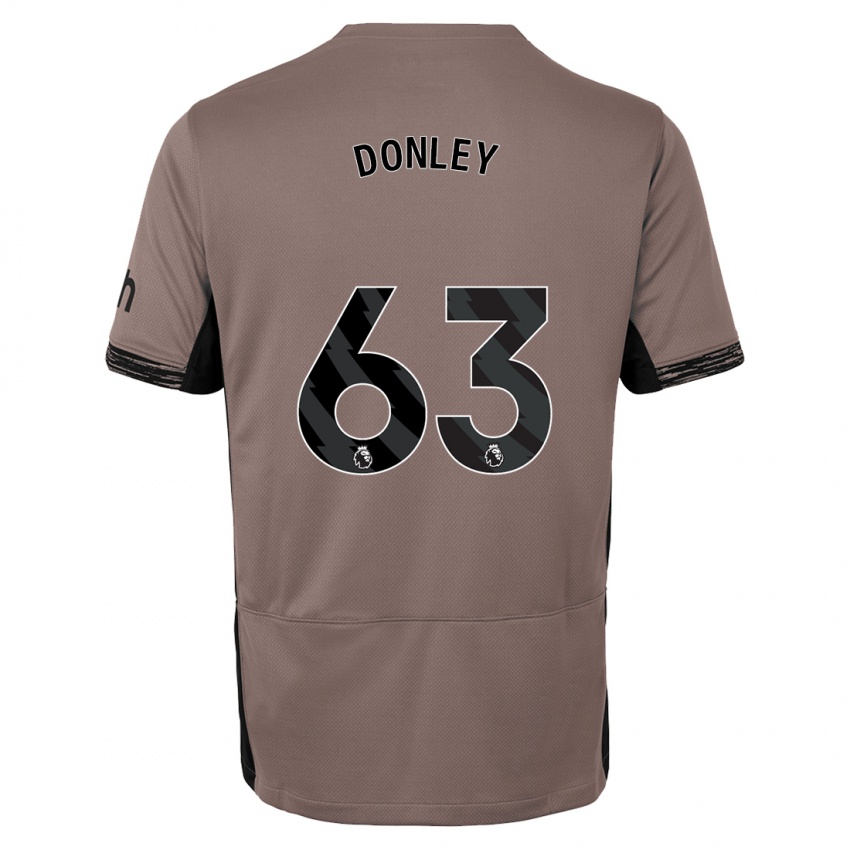 Damen Jamie Donley #63 Dunkelbeige Ausweichtrikot Trikot 2023/24 T-Shirt