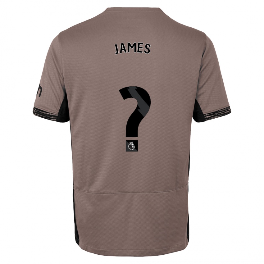 Damen Herbie James #0 Dunkelbeige Ausweichtrikot Trikot 2023/24 T-Shirt