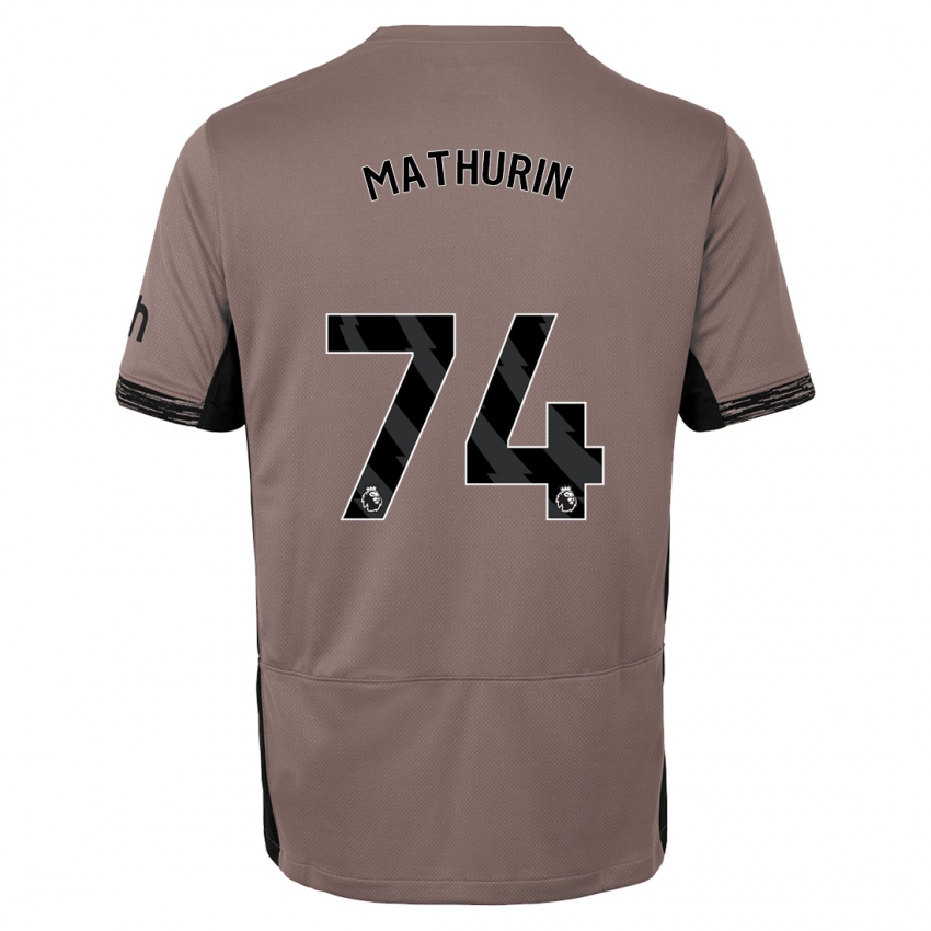 Damen Roshaun Mathurin #74 Dunkelbeige Ausweichtrikot Trikot 2023/24 T-Shirt