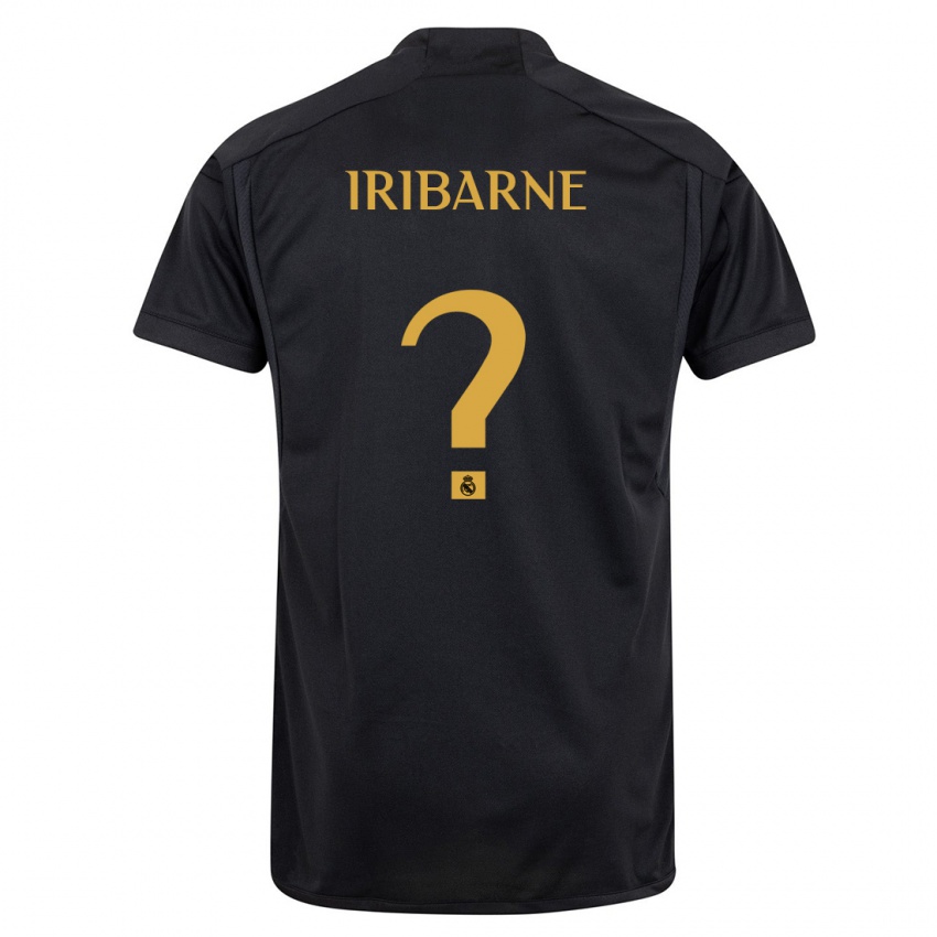 Damen Bruno Iribarne #0 Schwarz Ausweichtrikot Trikot 2023/24 T-Shirt