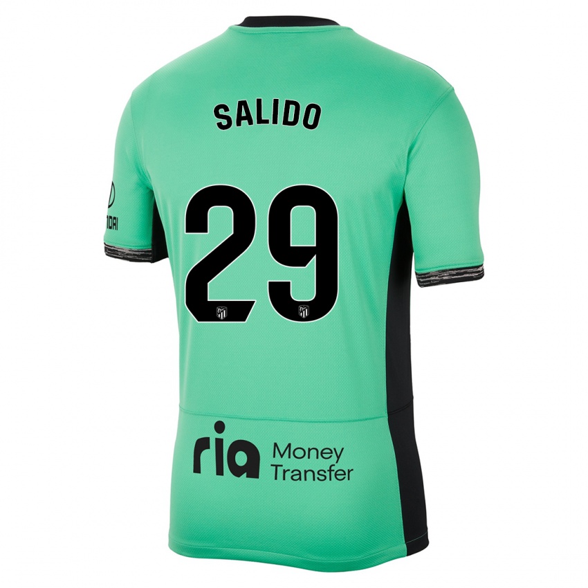 Damen Alberto Salido #29 Frühlingsgrün Ausweichtrikot Trikot 2023/24 T-Shirt