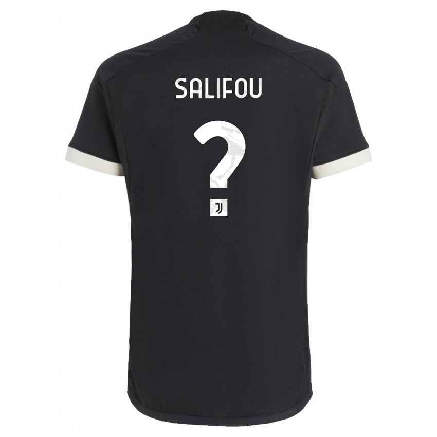 Damen Dikeni Salifou #0 Schwarz Ausweichtrikot Trikot 2023/24 T-Shirt