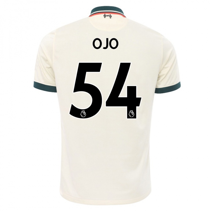 Kinder Sheyi Ojo #54 Beige Auswärtstrikot Trikot 2021/22 T-shirt